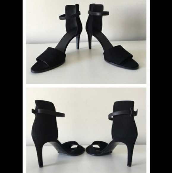 Luxurious VINCE. Black Suede Stilettos - Picture 7 of 8